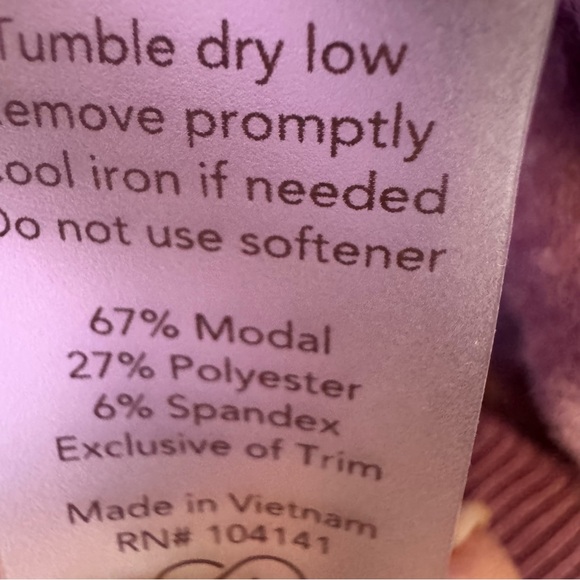 CALIA by Carrie Underwood Purple Crew Sweatshirt Ultra Soft Size Small - Picture 3 of 7